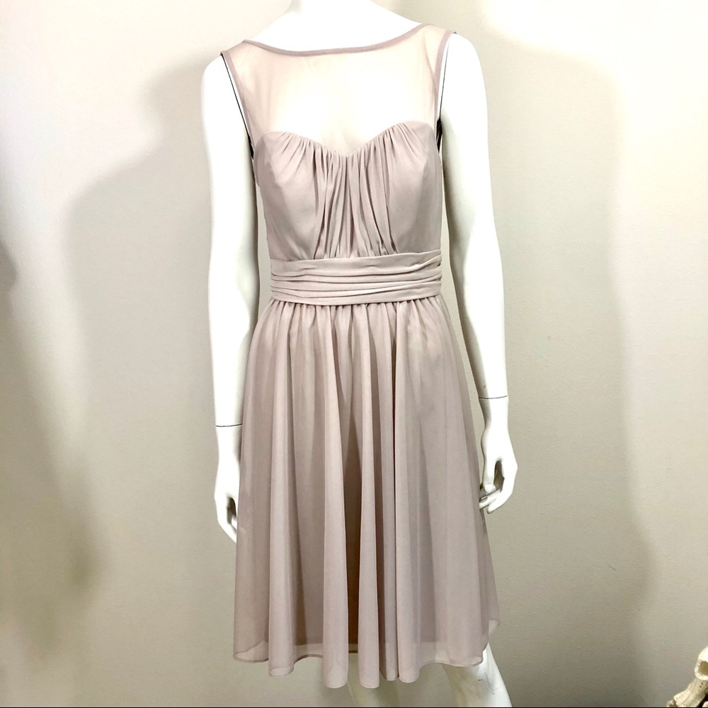 NWT David’s Bridal Beige Bridesmaid Dress